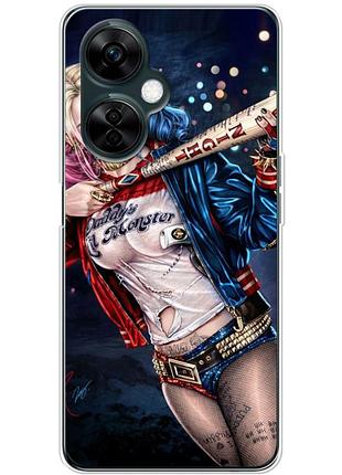 Чехол силиконовый с картинкой на oneplus nord ce 3 lite (харли квинн, harley quinn)