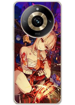 Чохол силіконовий з картинкою на realme 11 pro (аніме, anime)