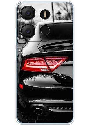 Чохол силіконовий з картинкою на tecno pop 7 (машина, audi a7)