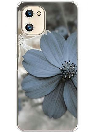 Чехол силиконовый с картинкой на umidigi a13s (цветок гербера)