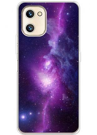 Чехол силиконовый с картинкой на umidigi a13s (космос)