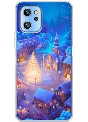 Чехол силиконовый с картинкой на umidigi a13 pro (новогодний)