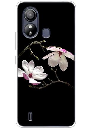 Чехол силиконовый с картинкой на zte blade l220 (цветок, монголия)