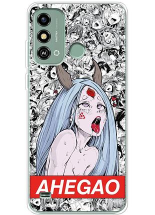 Чехол силиконовый с картинкой на zte blade a53 (аниме, anime)