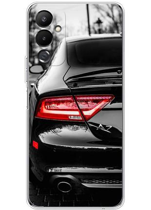 Чехол силиконовый с картинкой на tecno pova 4 (машина, audi a7)