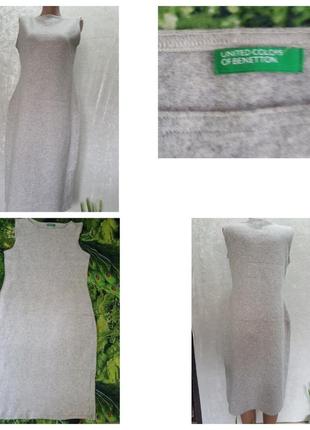 Номерное брендовое платье"united colojrs benetton" шерсть разм 44-46