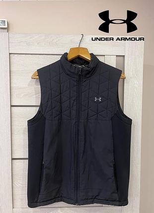 Жилет under armour coldgear reactor hybrid gilet v-lap black l оригінал