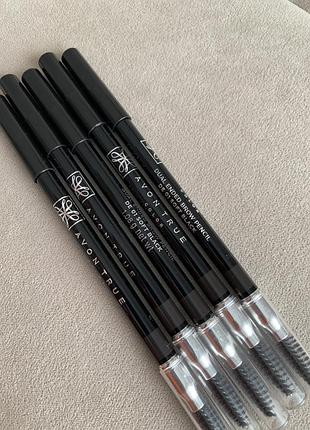 Восковий олівець для брів від avon з щіточкою
