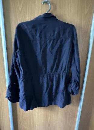 Темно-синя куртка zara basic 4