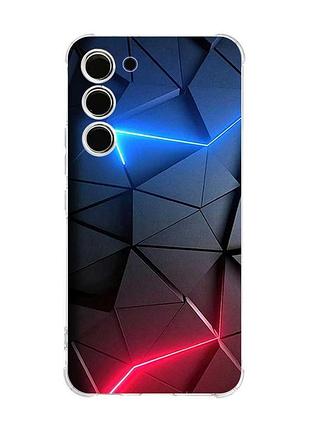 Чехол с утолщёнными углами на samsung galaxy s23 :: рельефный фон (принт 36)