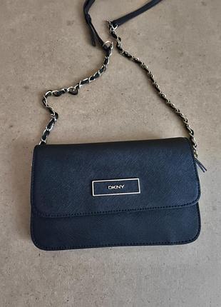 Кожаная сумка dkny