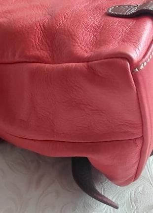 Итальянская кожаная сумка месенджер, натуральная кожа6 фото