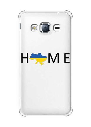 Чехол с утолщенными углами на samsung galaxy j3(2016) j310 :: дом украина (принт 72)