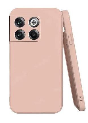 Чохол fiji soft для oneplus ace pro силікон бампер світло-рожевий