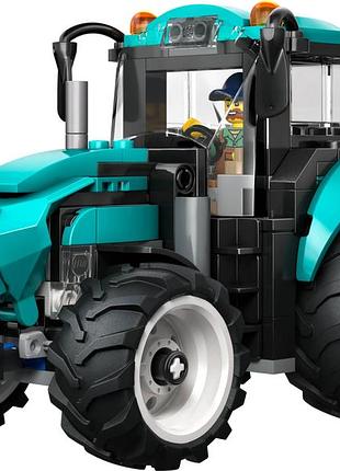 Необычный конструктор lego city 60498 трактор 3