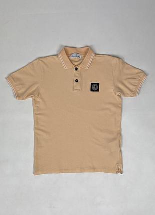 Футболка поло stone island junior polo оригінал дитяча бавовняна на хлопчика 10 років 142 см зріст