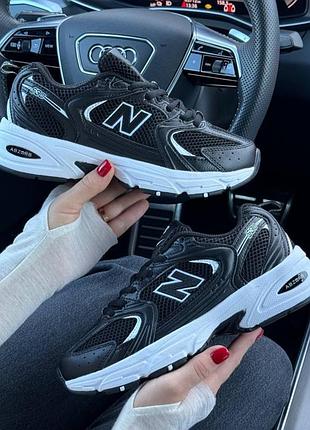 Женские кроссовки new balance 530 black base white