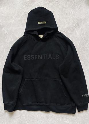 Чорне худі essentials 7