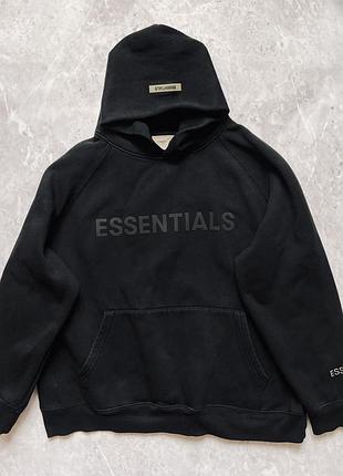 Чорне худі essentials 8