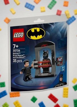 Lego 30726 batman™: брюс уэйн и костюм бэтмена (полибег)