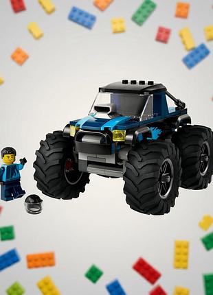 Lego city 60402 синя вантажівка-монстр