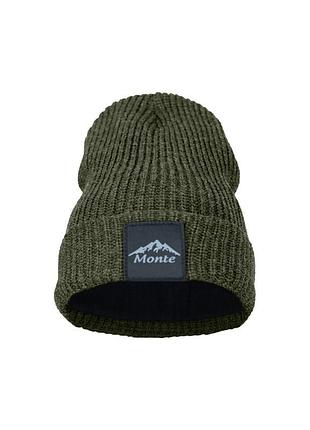 Шапка зимова тепла monte (kpzp-montza) one-size зелений