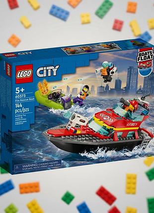 Lego city 60373 човен пожежної бригади