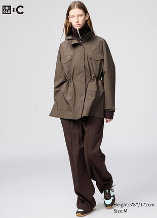 Легкие брюки широкого кроя uniqlo c