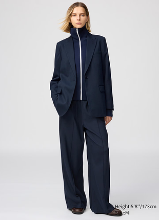 Легкие брюки широкого кроя uniqlo c