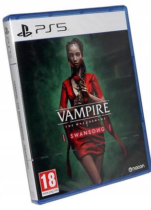 Дискова версія гри vampire the masquerade swansong (ps5, ru-субтитри)