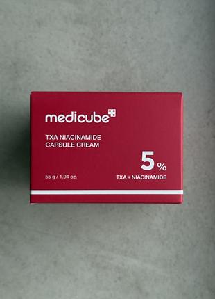 Капсульний крем з транексамовою кислотою та ніацинамідом medicube txa niacinamide capsule cream 55g