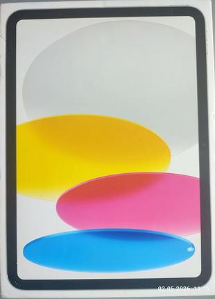 Коробка apple ipad air (10th generation) wi-fi, silver 64gb, a2696 mpq03ll/a