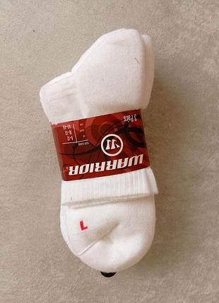 Спортивні шкарпетки warrior ankle socks (3 пари) розмір 43-46 оригінал сша