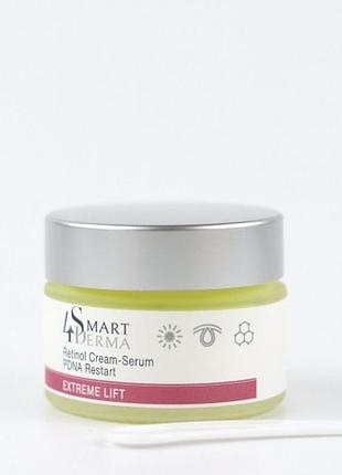 Рестарт-сыворотка с ретинолом и pdna smart4derma extreme lift retinol cream-serum pdna restart 30 мл