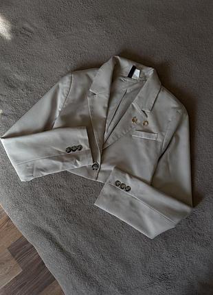 Вкорочений піджак h&m