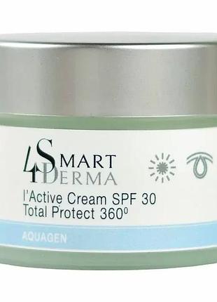 Екстразволожуючий крем із церамідами spf 30 для сухої та нормальної шкіри i activecream spf 30 total protect 50 мл