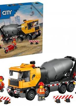 Яркий конструктор lego city 60478 бетоносмеситель 2