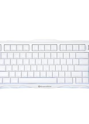 Клавиатура gravastar mercury k1 с комбинированным подключением - opaline white
