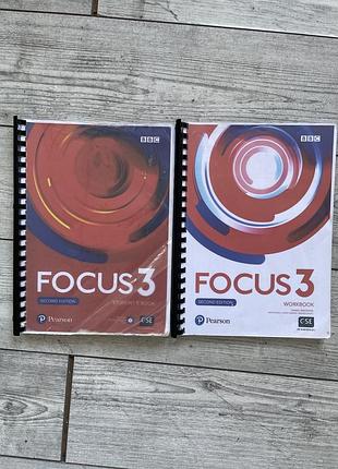 Комплект підручників focus 3 workbook and students book