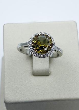 Каблучка срібна з султанітом 19 3,72 г