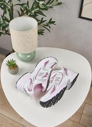 New balance 530 white pink