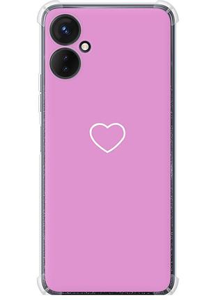 Чехол силикон с усиленными углами на телефон tecno spark 9 pro сердце 2 "4863sp-2832-58250"