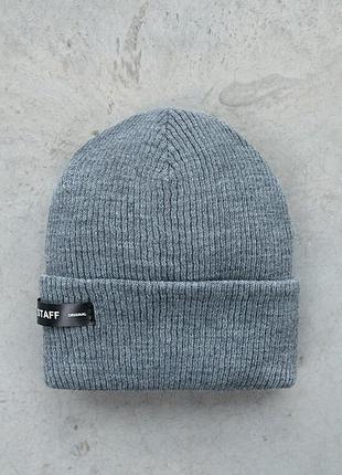 Сіра шапка для чоловіків staff gray original
