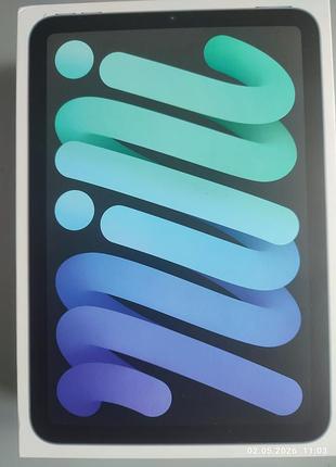 Коробка apple ipad mini (6th generation) mini wi-fi, space gray 64gb, a2567 mk7m3ll/a