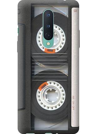 Чехол 2d пластиковый на телефон oneplus 8 кассета "876t-1902-58250"