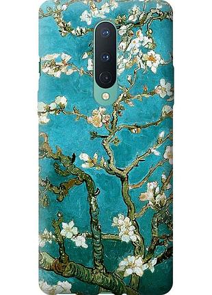 Чехол 2d пластиковый на телефон oneplus 8 винсент ван гог. сакура "841t-1902-58250"