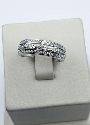Кольцо серебряное с кубическим цирконием 17 2,15 г