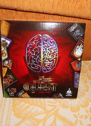 Настольная игра danko toys best quest 4 in 1, украинский. новая