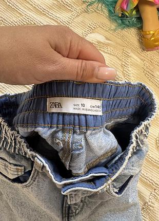Джинсова спідниця zara 4