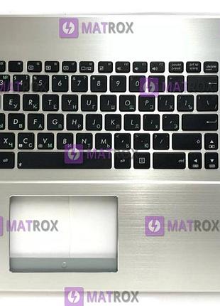 Передняя панель для asus f750, k750, r751, x750 серебристый